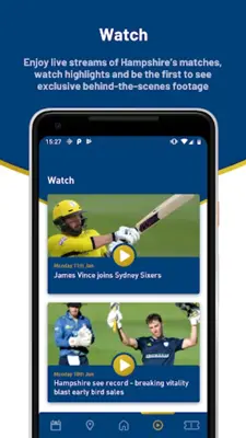 Hampshire Cricket android App screenshot 0