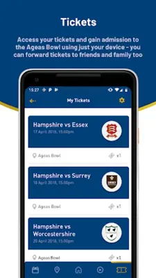 Hampshire Cricket android App screenshot 1